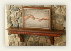 Black Walnut Mantle with Quilted Spanish Cedar Inlay