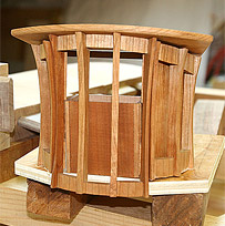 Houghton College - Pulpit with motorized height adjustment and movable platform (model)