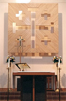 Jerusalem Evangelical Lutheran - Altar detail