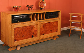 Media Cabinet and Magazine Rack - Over view