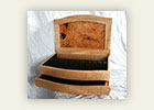 Curly Maple Silver Box
